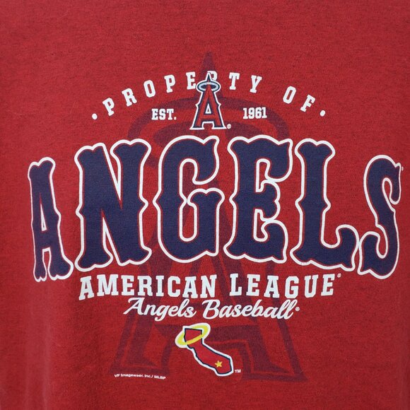 MLB Anaheim Angels Baseball Shirt - SIZE M - American League Tee / A61 - Picture 2 of 5
